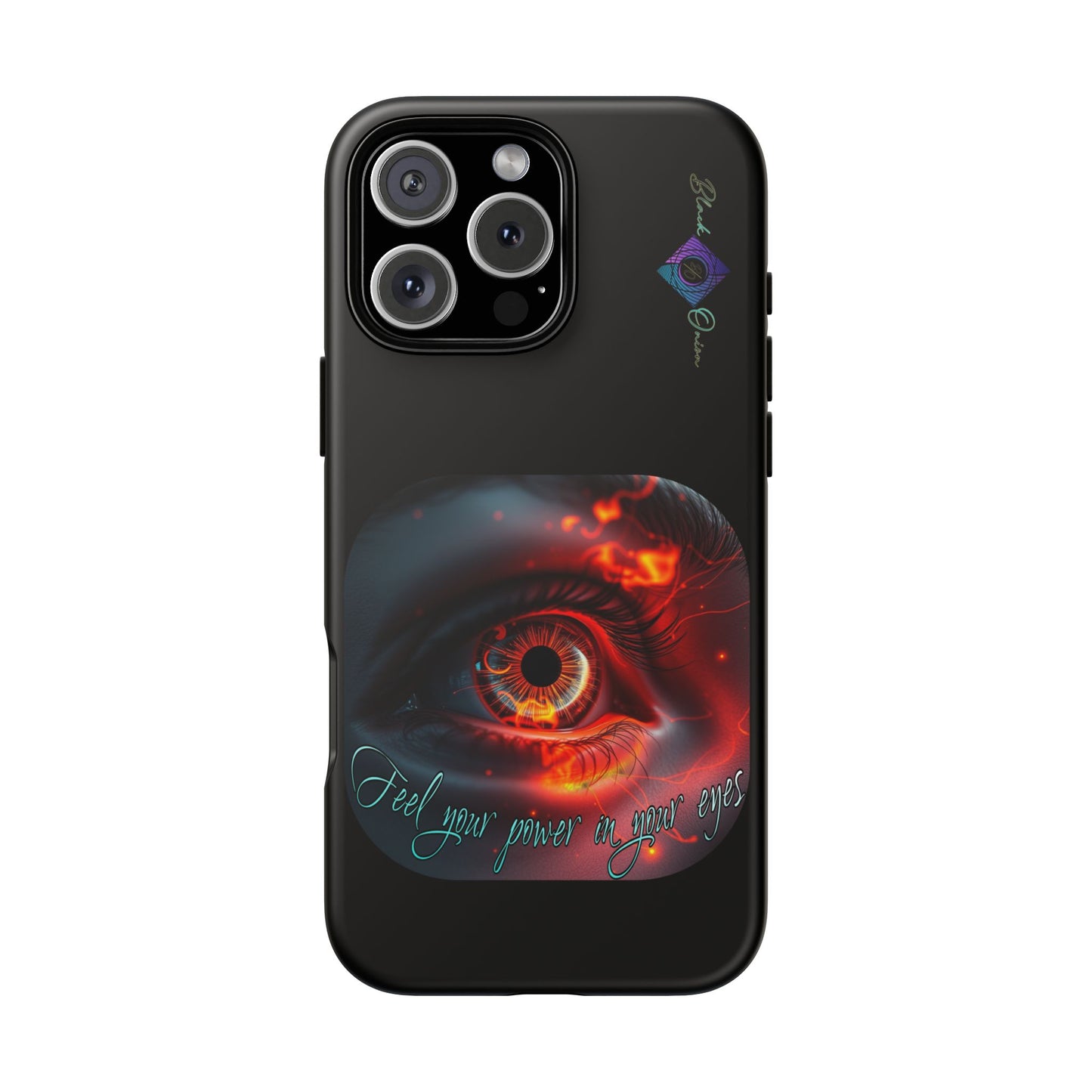 BlackOnion Brand New Phone Case - with Motivational Workout Motif ’Feel your power  ‘💪🔥🫵