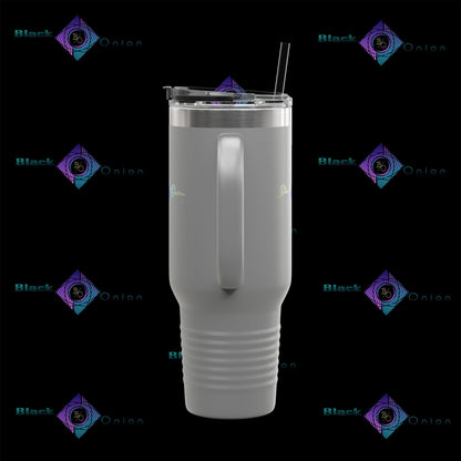 BlackOnion Travel Mug - 40oz with Straw