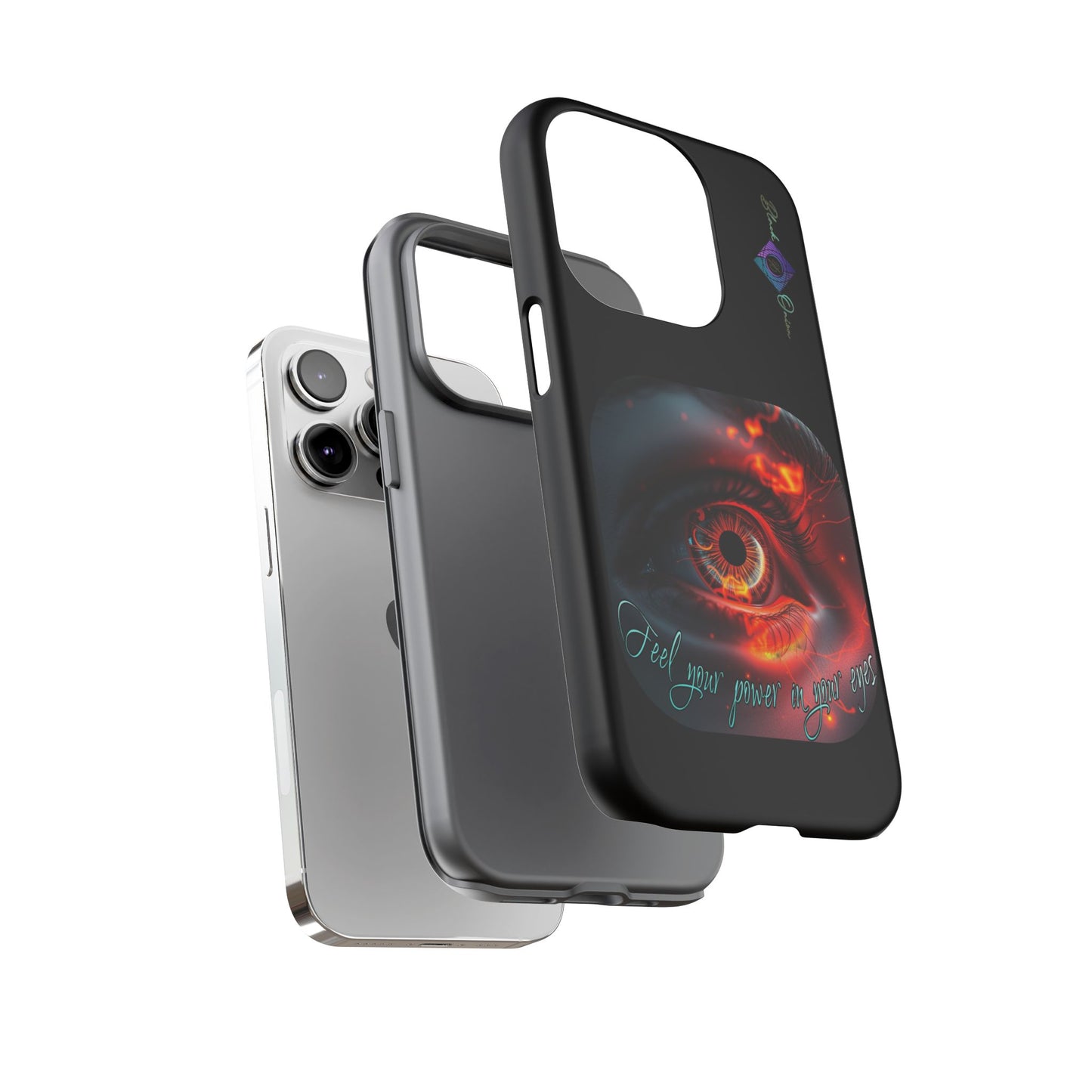 BlackOnion Brand New Phone Case - with Motivational Workout Motif ’Feel your power  ‘💪🔥🫵