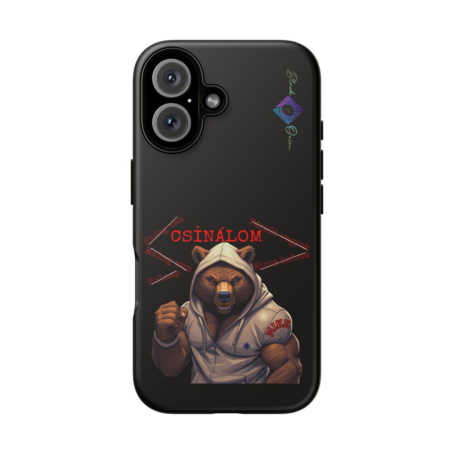 BlackOnion Brand New Phone Case - with Motivational Workout Motif ‘Csinálom ‘💪🔥🫵