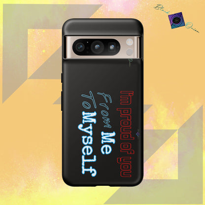 BlackOnion Brand New Phone Case - with Motivational Workout Motif’I’m proud of you ‘💪🔥🫵