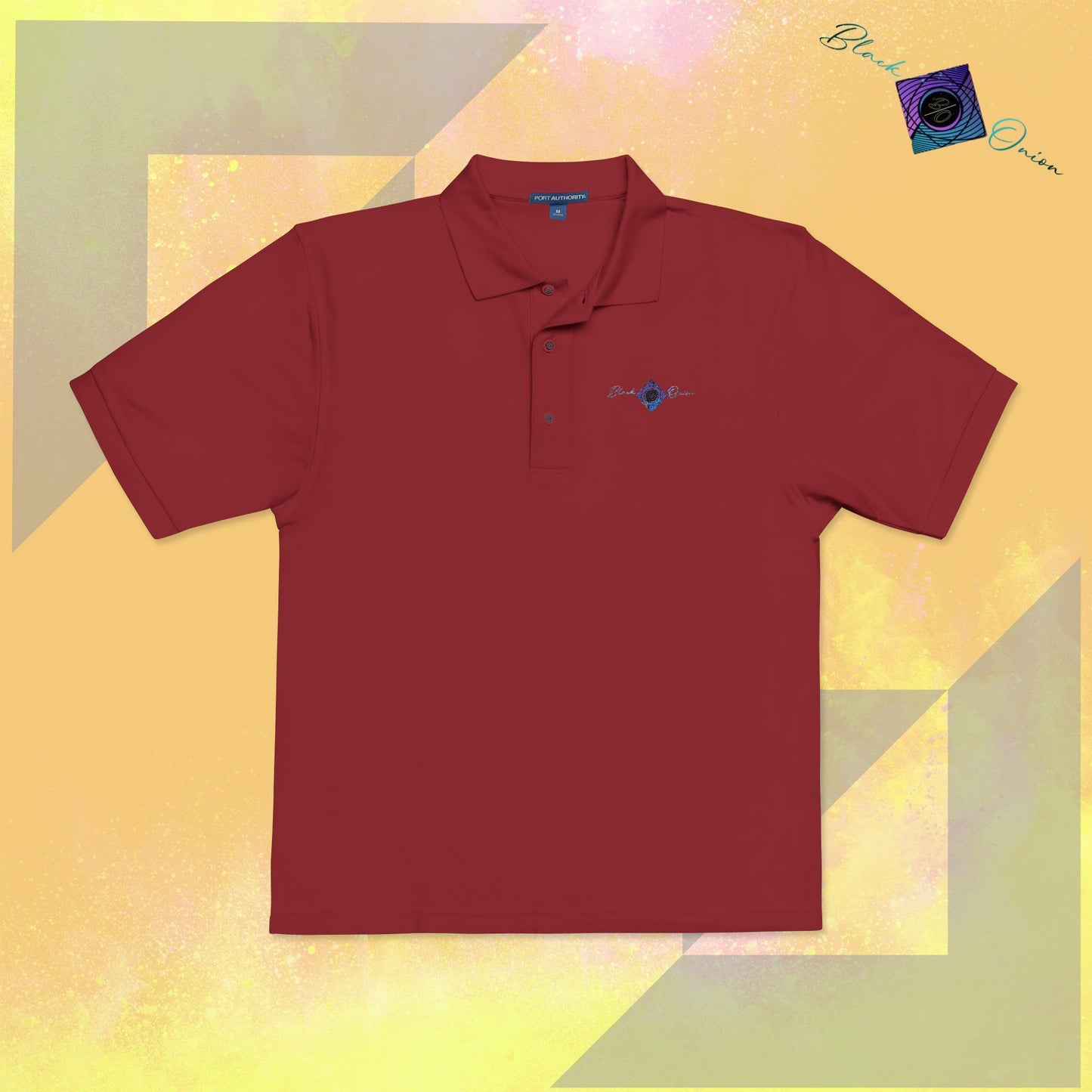 BlackOnion Stylish Unisex Embroidered Polo Shirt  💪🔥