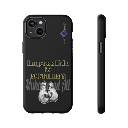 BlackOnion Brand New Phone Case - with Motivational Workout Motif ’Impossible ‘💪🔥🫵