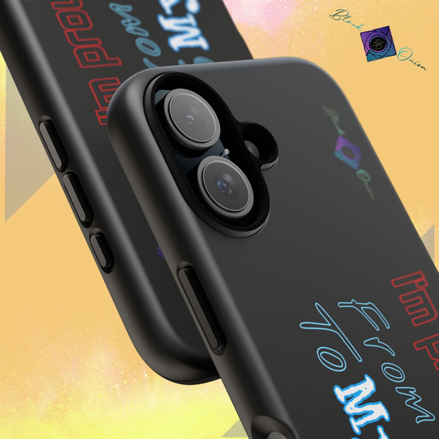 BlackOnion Brand New Phone Case - with Motivational Workout Motif’I’m proud of you ‘💪🔥🫵