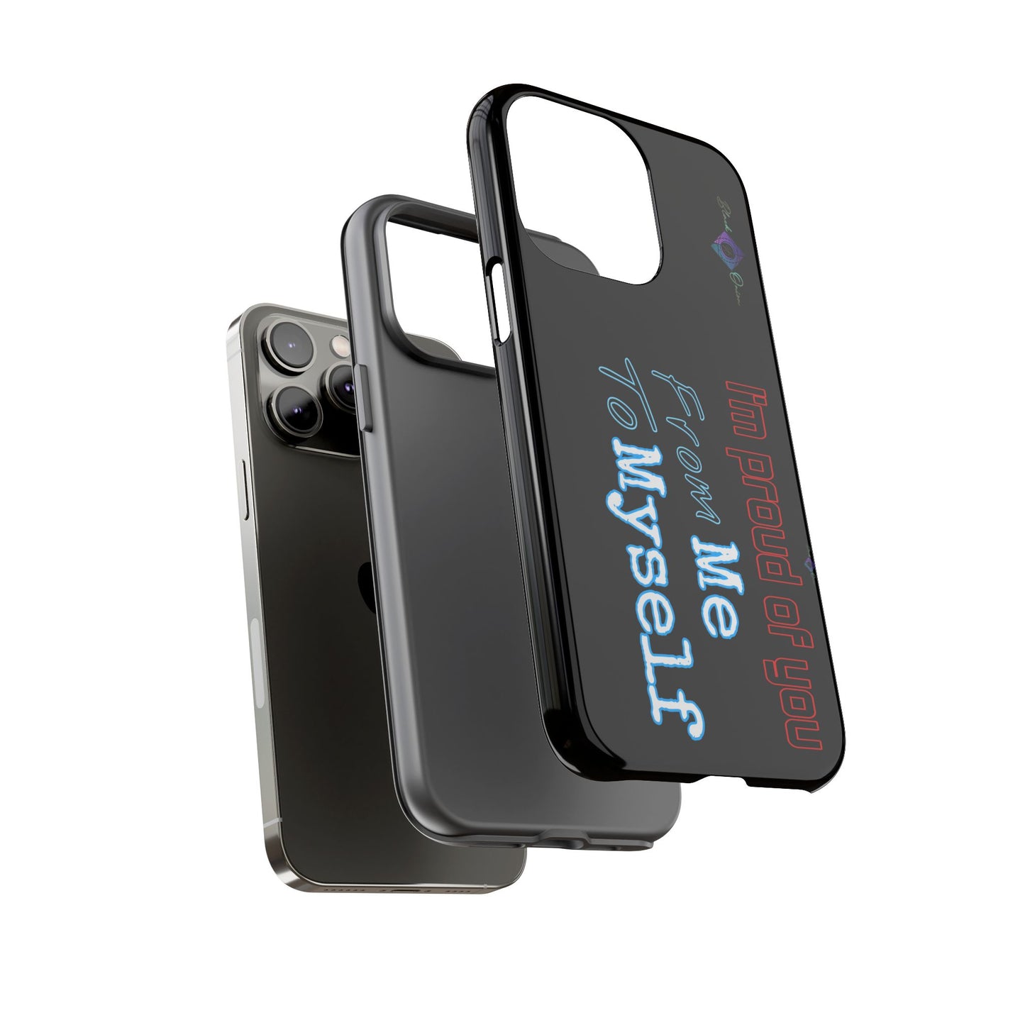 BlackOnion Brand New Phone Case - with Motivational Workout Motif’I’m proud of you ‘💪🔥🫵