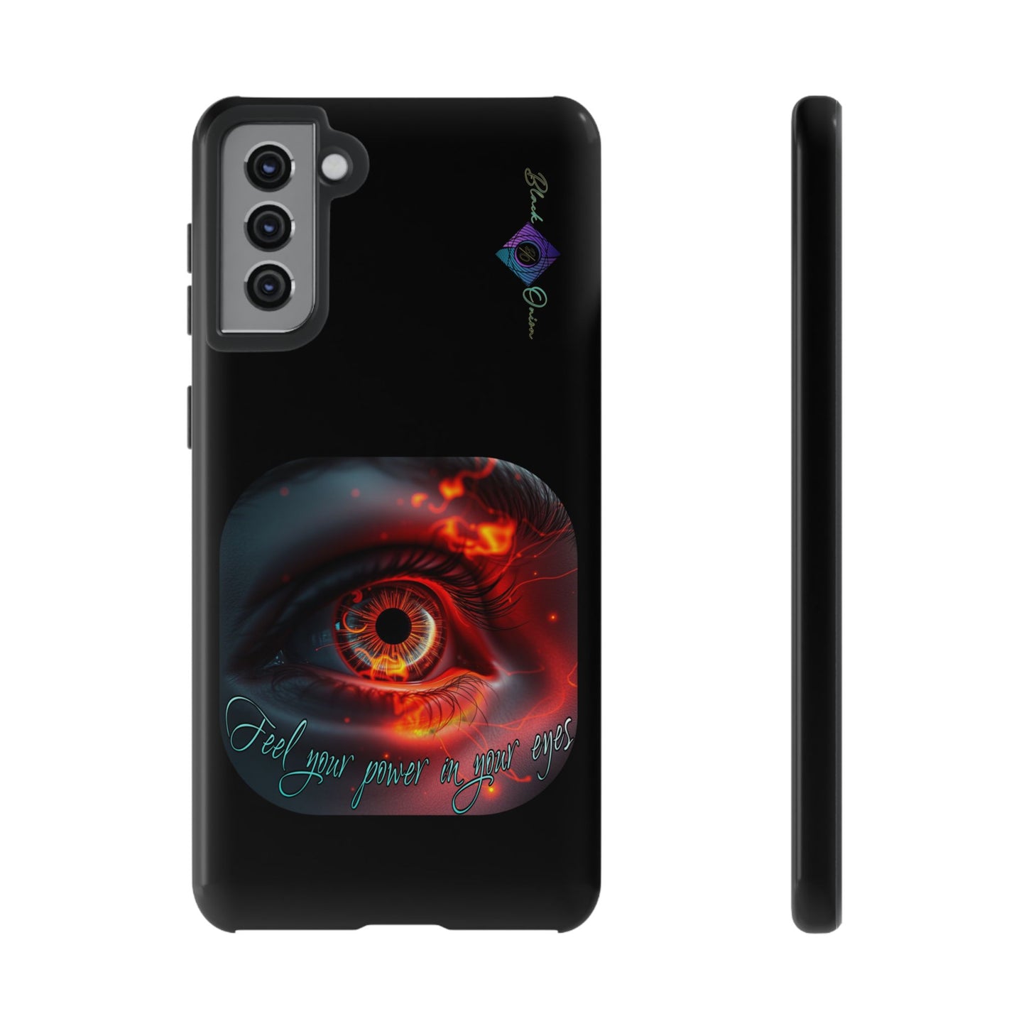 BlackOnion Brand New Phone Case - with Motivational Workout Motif ’Feel your power  ‘💪🔥🫵