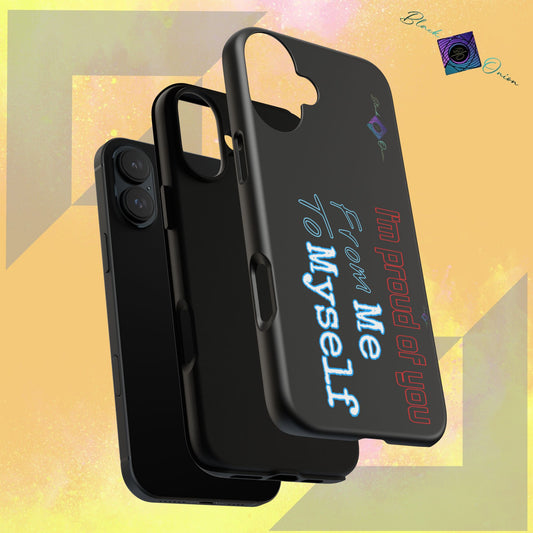 BlackOnion Brand New Phone Case - with Motivational Workout Motif’I’m proud of you ‘💪🔥🫵