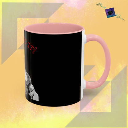 BlackOnion Coffee Mug - 11oz with Workout Motif ‘I Can Do It ’🔥💪🫵