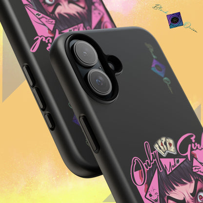 BlackOnion Brand New Phone Case - with Motivational Workout Motif’ Mad Girl💋🌸 ‘🔥🫵