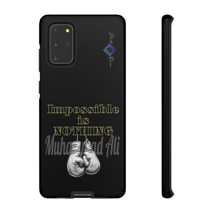 BlackOnion Brand New Phone Case - with Motivational Workout Motif ’Impossible ‘💪🔥🫵