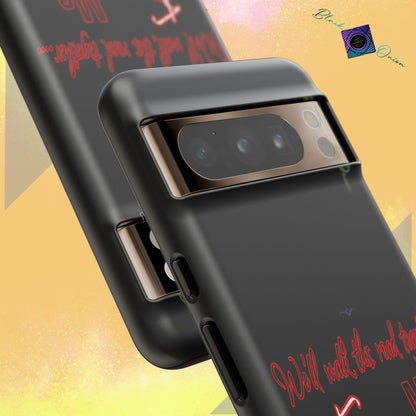 BlackOnion Brand New Phone Case - with Motivational Workout Motif’We’ll walk ‘💪🔥🫵