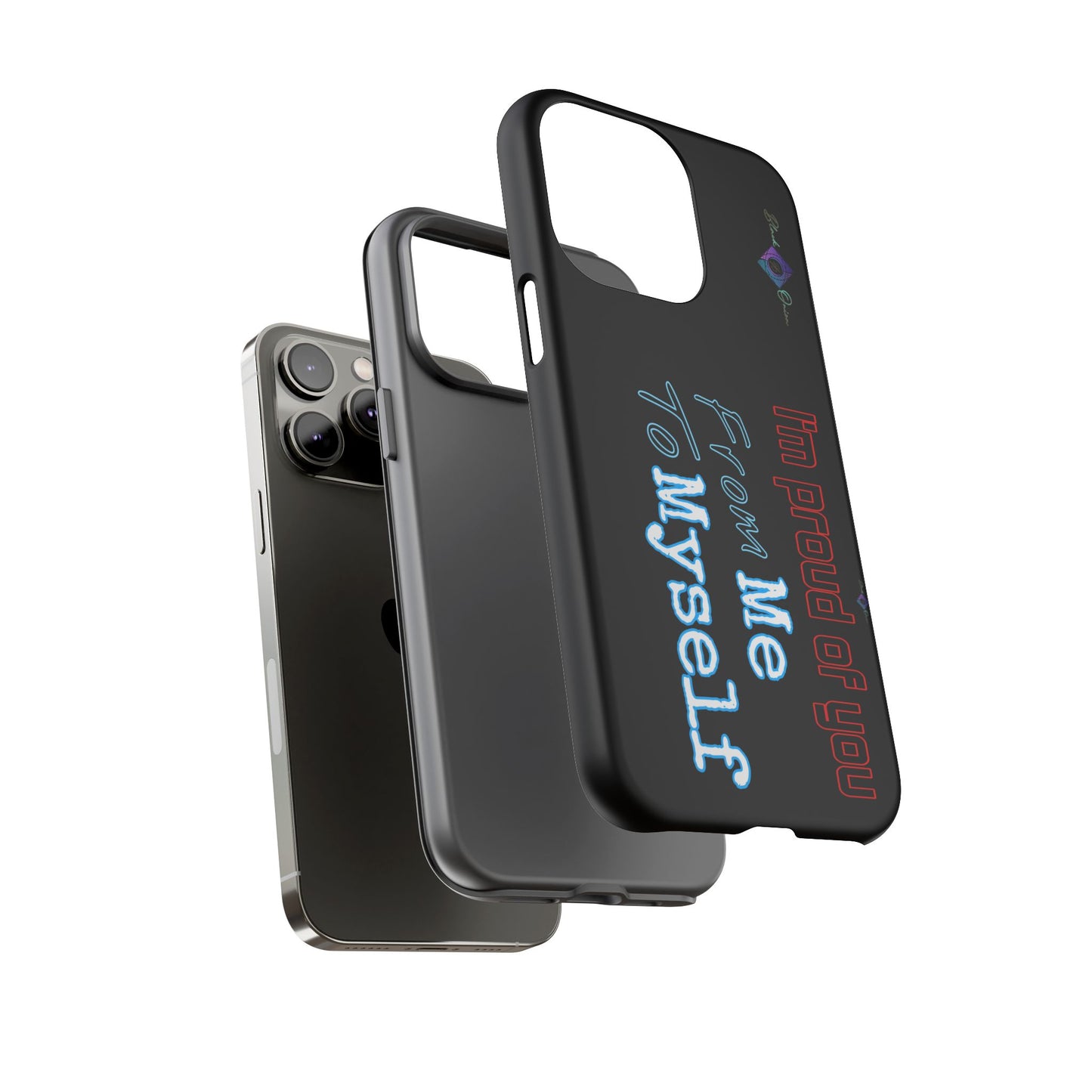 BlackOnion Brand New Phone Case - with Motivational Workout Motif’I’m proud of you ‘💪🔥🫵