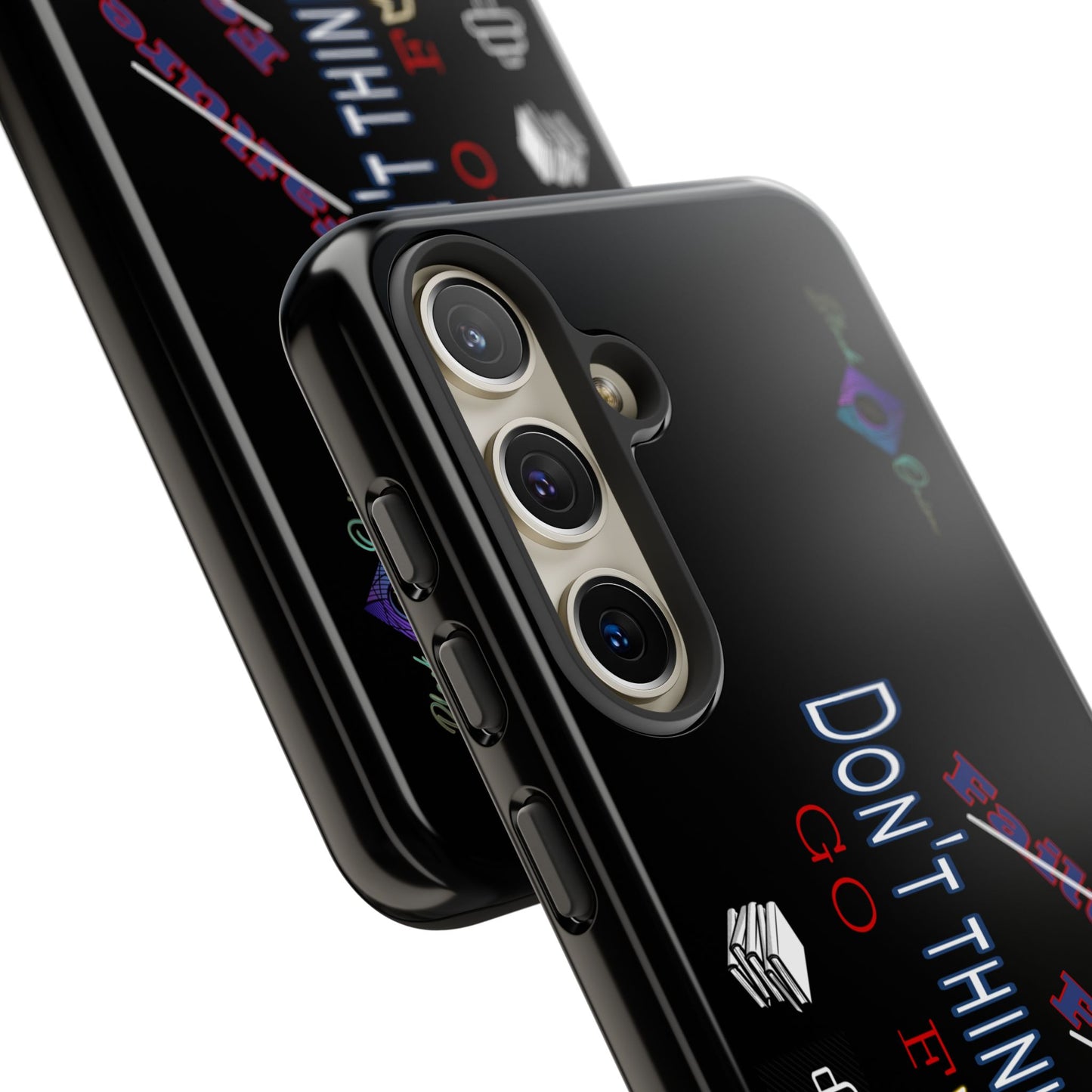 BlackOnion Brand New Phone Case - with Motivational Workout Motif’Don’t think ‘💪🔥🫵