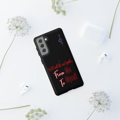 BlackOnion Brand New Phone Case - with Motivational Workout Motif’We’ll walk ‘💪🔥🫵