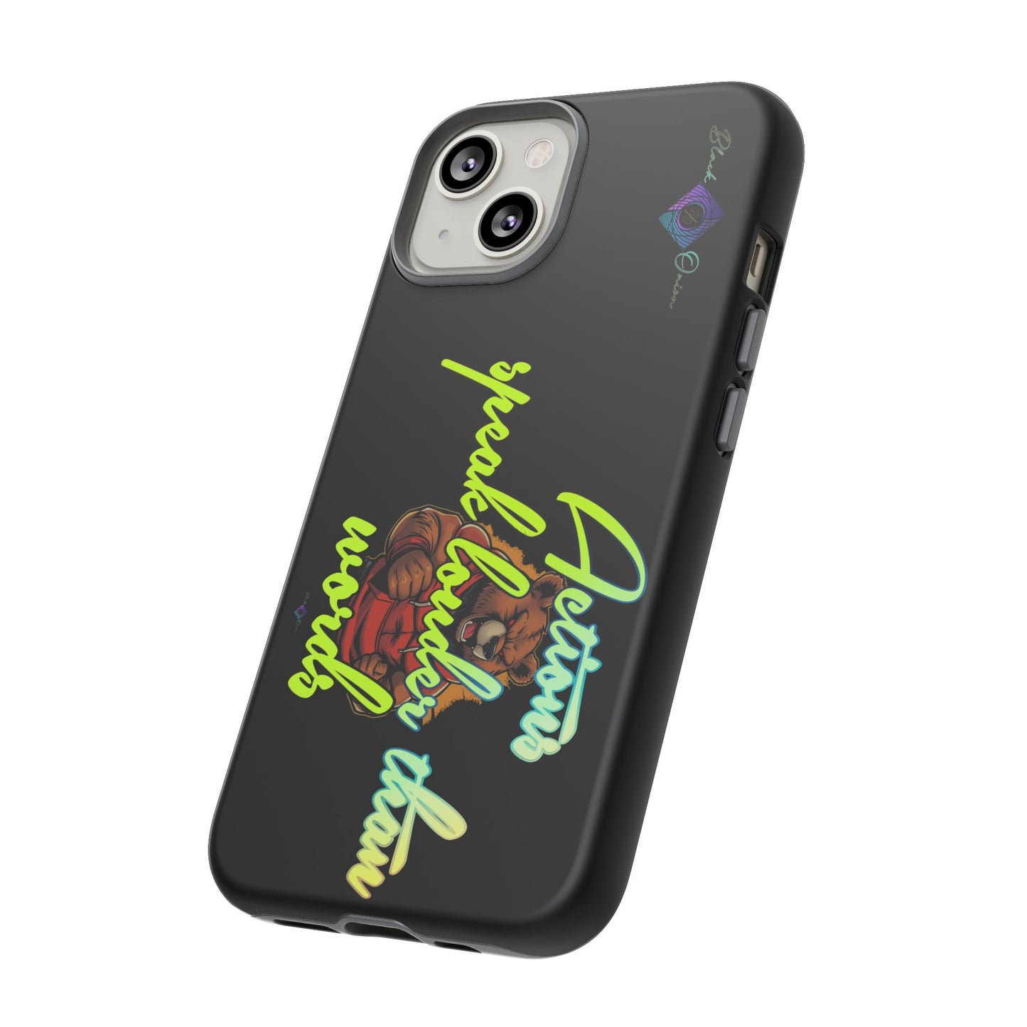 BlackOnion Brand New Phone Case - with Motivational Workout Motif ‘Actions speak lauder ‘💪🔥🫵