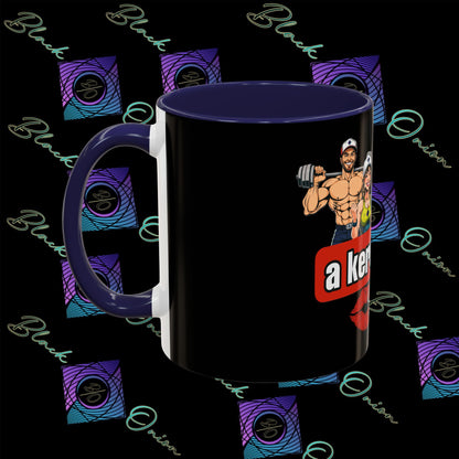 BlackOnion Coffee Mug - 11oz with Workout Motif ‘Az igazi férfi’🔥💪🫵