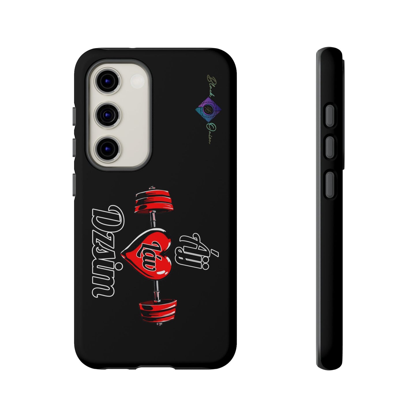 BlackOnion Brand New Phone Case - with Motivational Workout Motif’Ájj Láv Dzsim ‘💪🔥🫵