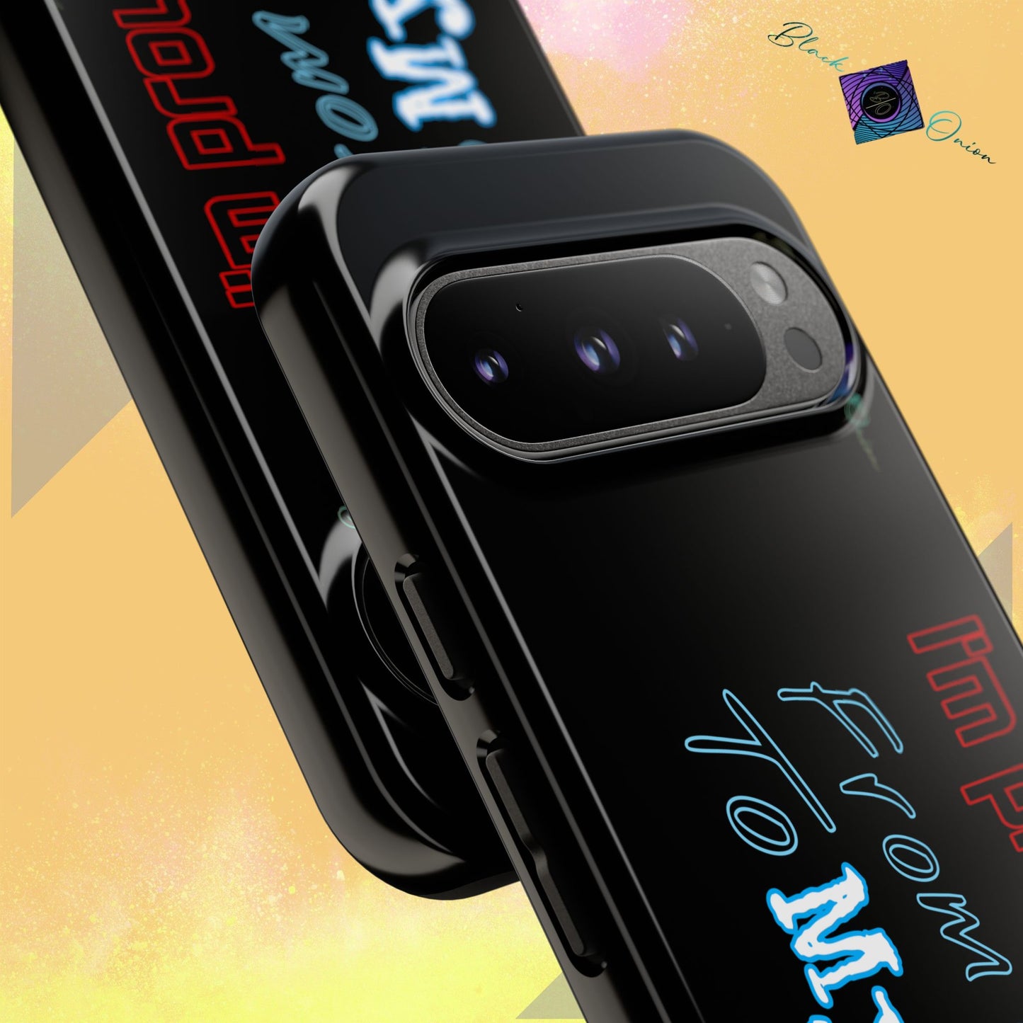 BlackOnion Brand New Phone Case - with Motivational Workout Motif’I’m proud of you ‘💪🔥🫵
