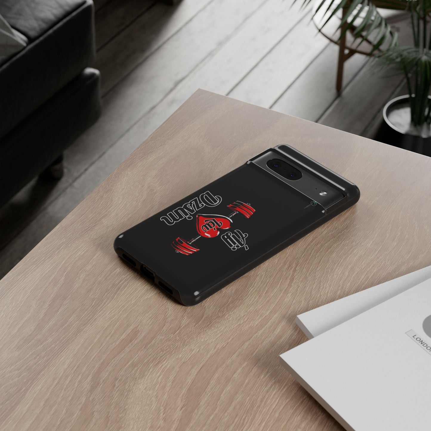 BlackOnion Brand New Phone Case - with Motivational Workout Motif’Ájj Láv Dzsim ‘💪🔥🫵
