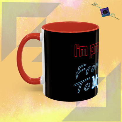 BlackOnion Coffee Mug - 11oz with workout motif ‘I’m proud of you’🔥💪🫵