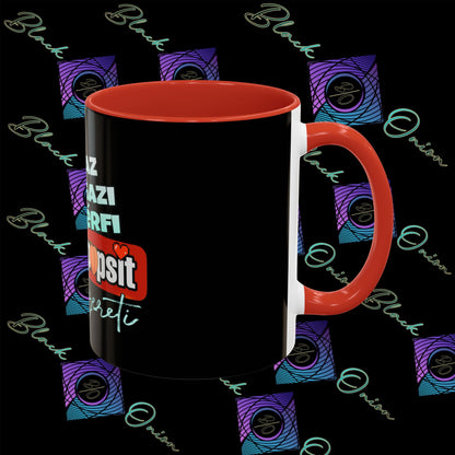 BlackOnion Coffee Mug Serial 2 with Workout Motif ‘Az igazi férfiak a kerek popsit szeretik ‘🫵🔥💪