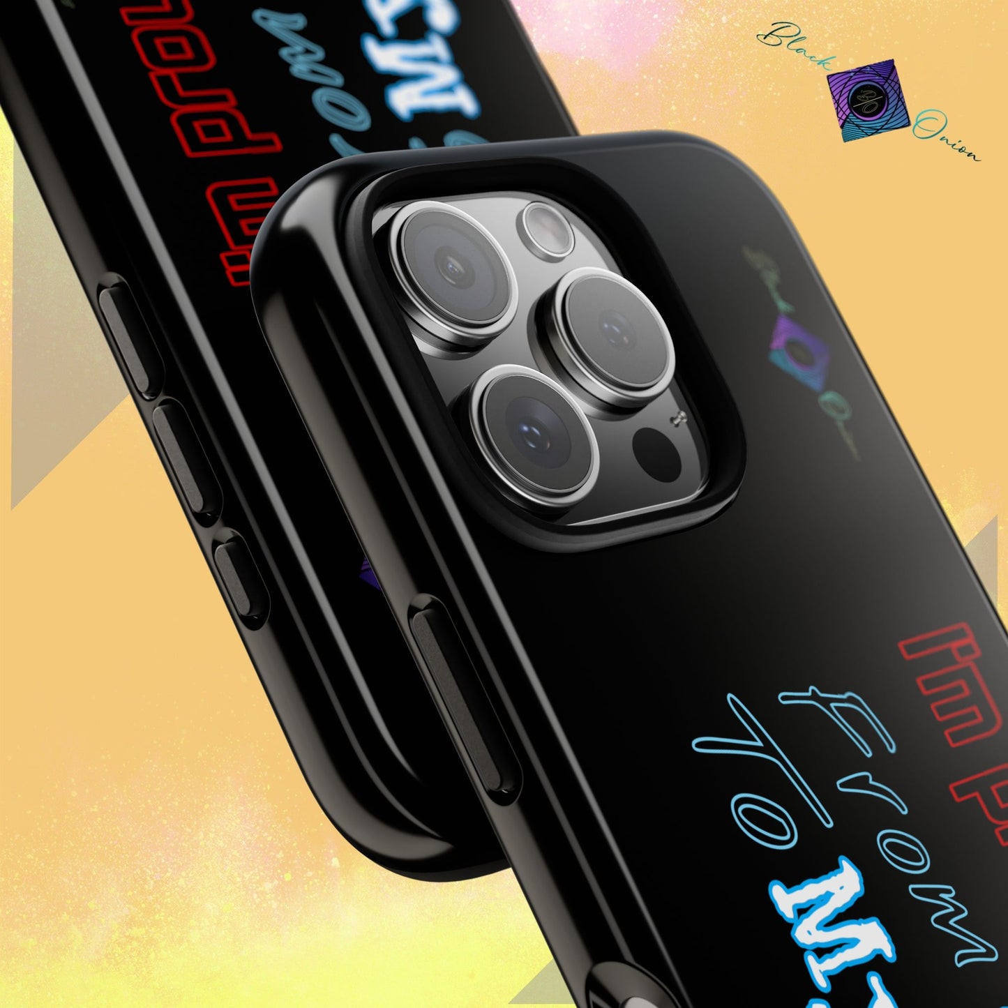 BlackOnion Brand New Phone Case - with Motivational Workout Motif’I’m proud of you ‘💪🔥🫵