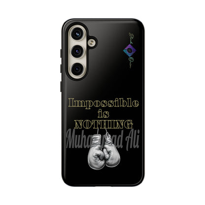 BlackOnion Brand New Phone Case - with Motivational Workout Motif ’Impossible ‘💪🔥🫵
