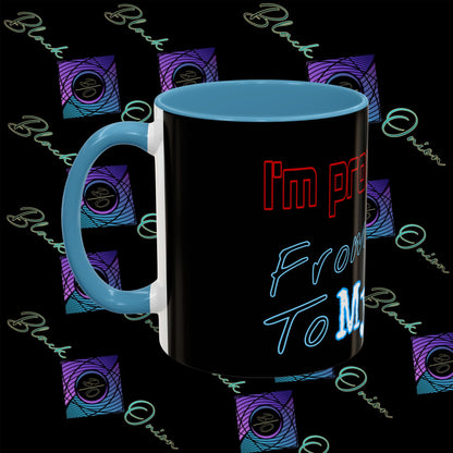 BlackOnion Coffee Mug 2 with Workout Motif ‘ I’m proud of you’🫵🔥💪