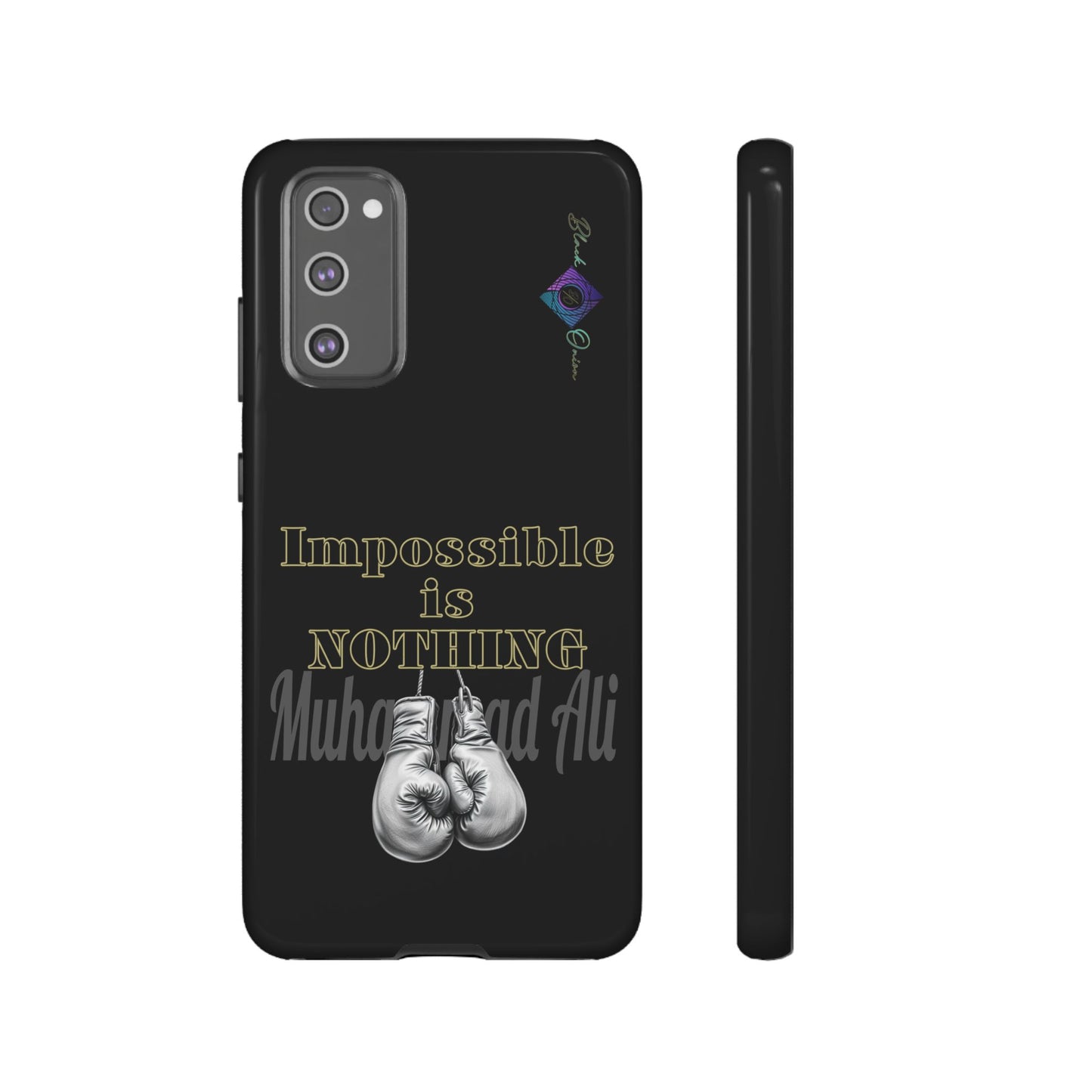 BlackOnion Brand New Phone Case - with Motivational Workout Motif ’Impossible ‘💪🔥🫵
