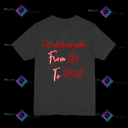 BlackOnion 'From Me ,To Myself' T-Shirt with Workout Motif 💪🔥