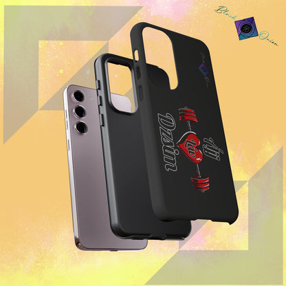 BlackOnion Brand New Phone Case - with Motivational Workout Motif’Ájj Láv Dzsim ‘💪🔥🫵