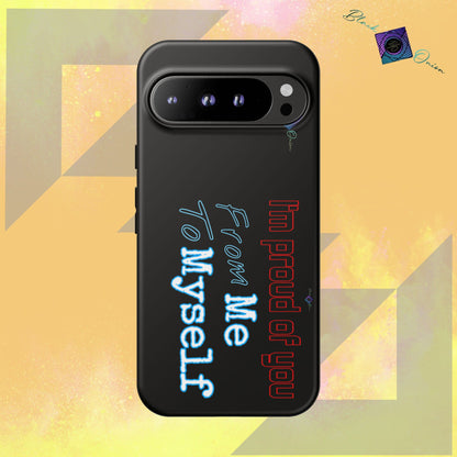 BlackOnion Brand New Phone Case - with Motivational Workout Motif’I’m proud of you ‘💪🔥🫵