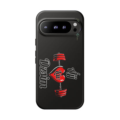 BlackOnion Brand New Phone Case - with Motivational Workout Motif’Ájj Láv Dzsim ‘💪🔥🫵