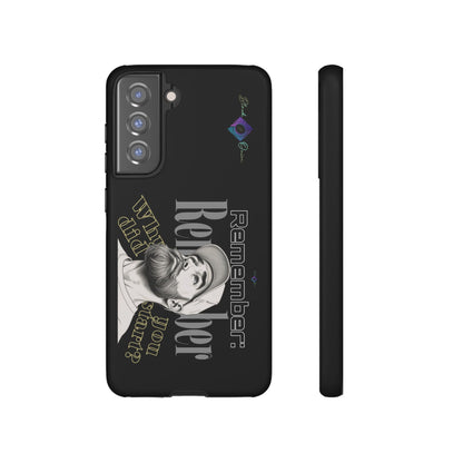 BlackOnion Brand New Phone Case - with Motivational Workout Motif’Remember ‘💪🔥🫵
