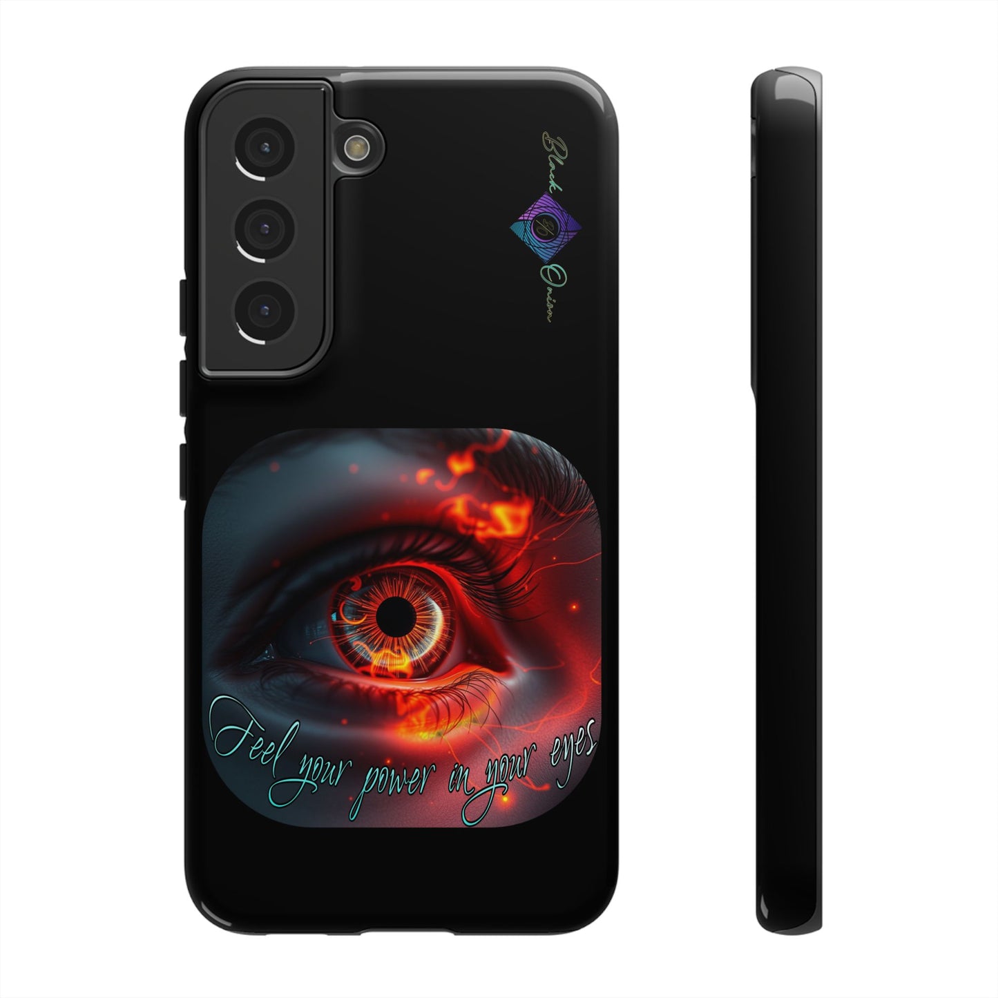 BlackOnion Brand New Phone Case - with Motivational Workout Motif ’Feel your power  ‘💪🔥🫵