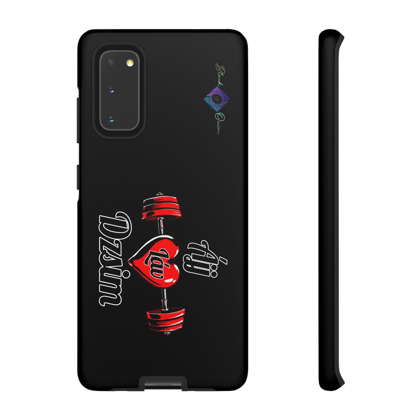 BlackOnion Brand New Phone Case - with Motivational Workout Motif’Ájj Láv Dzsim ‘💪🔥🫵