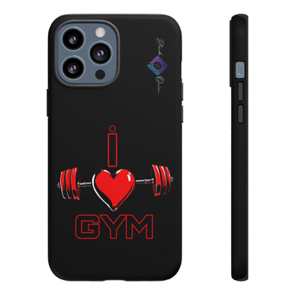 BlackOnion Brand New Phone Case - with Motivational Workout Motif’I Love Gym ‘💪🔥🫵