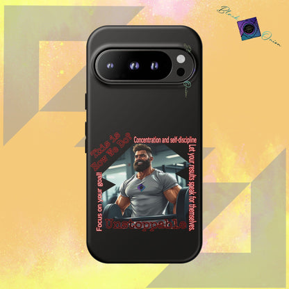 BlackOnion Brand New Phone Case - with Motivational Workout Motif’Unstoppable ‘💪🔥🫵