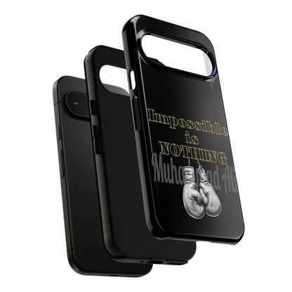 BlackOnion Brand New Phone Case - with Motivational Workout Motif ’Impossible ‘💪🔥🫵