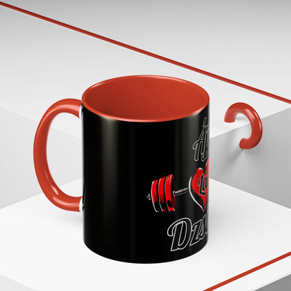 BlackOnion Coffee Mug - 11oz with Workout Motif ‘ÁjjLávDzsi’🔥💪🫵