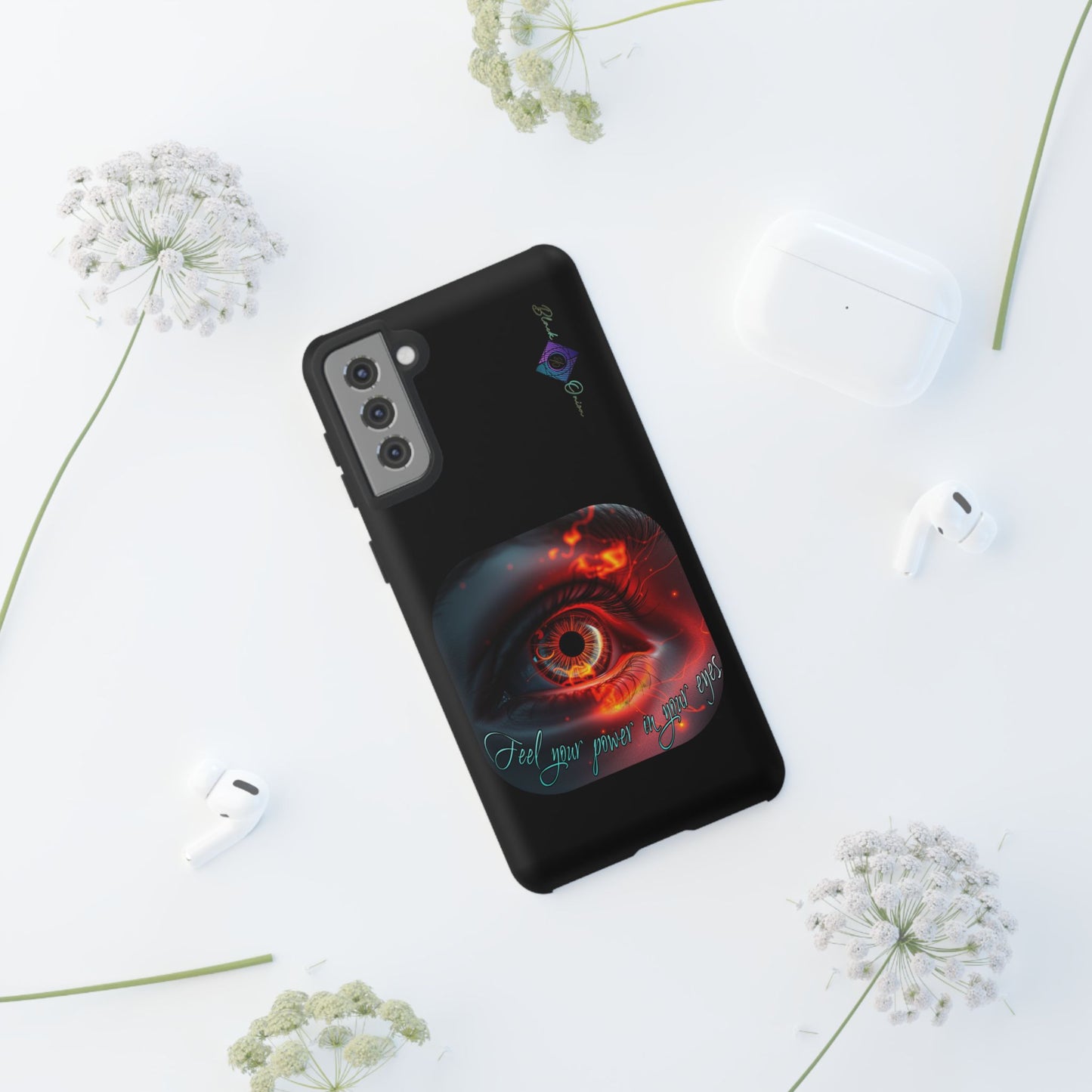 BlackOnion Brand New Phone Case - with Motivational Workout Motif ’Feel your power  ‘💪🔥🫵