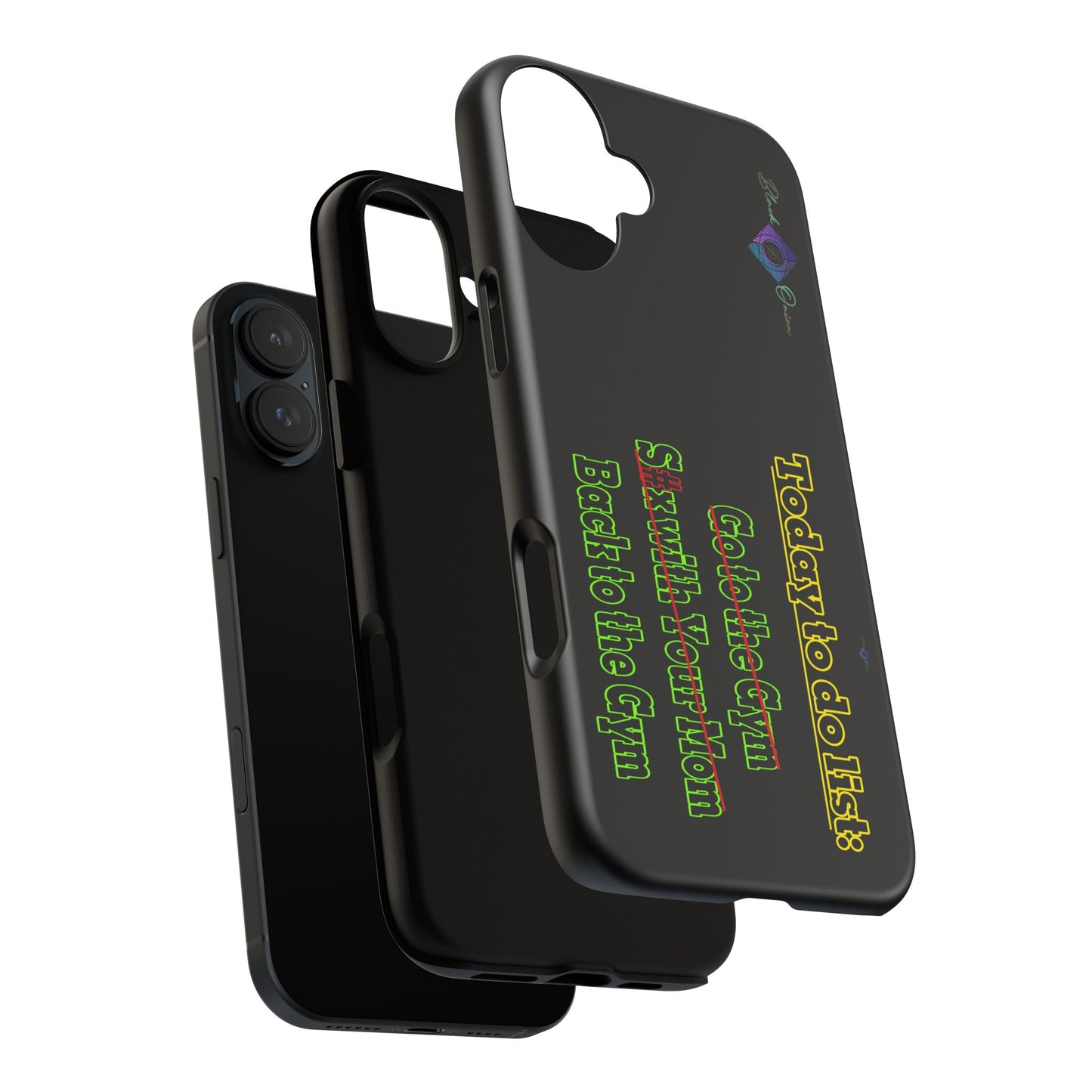 BlackOnion Brand New Phone Case - with Motivational Workout Motif’Today To Do List V2 ‘💪🔥🫵