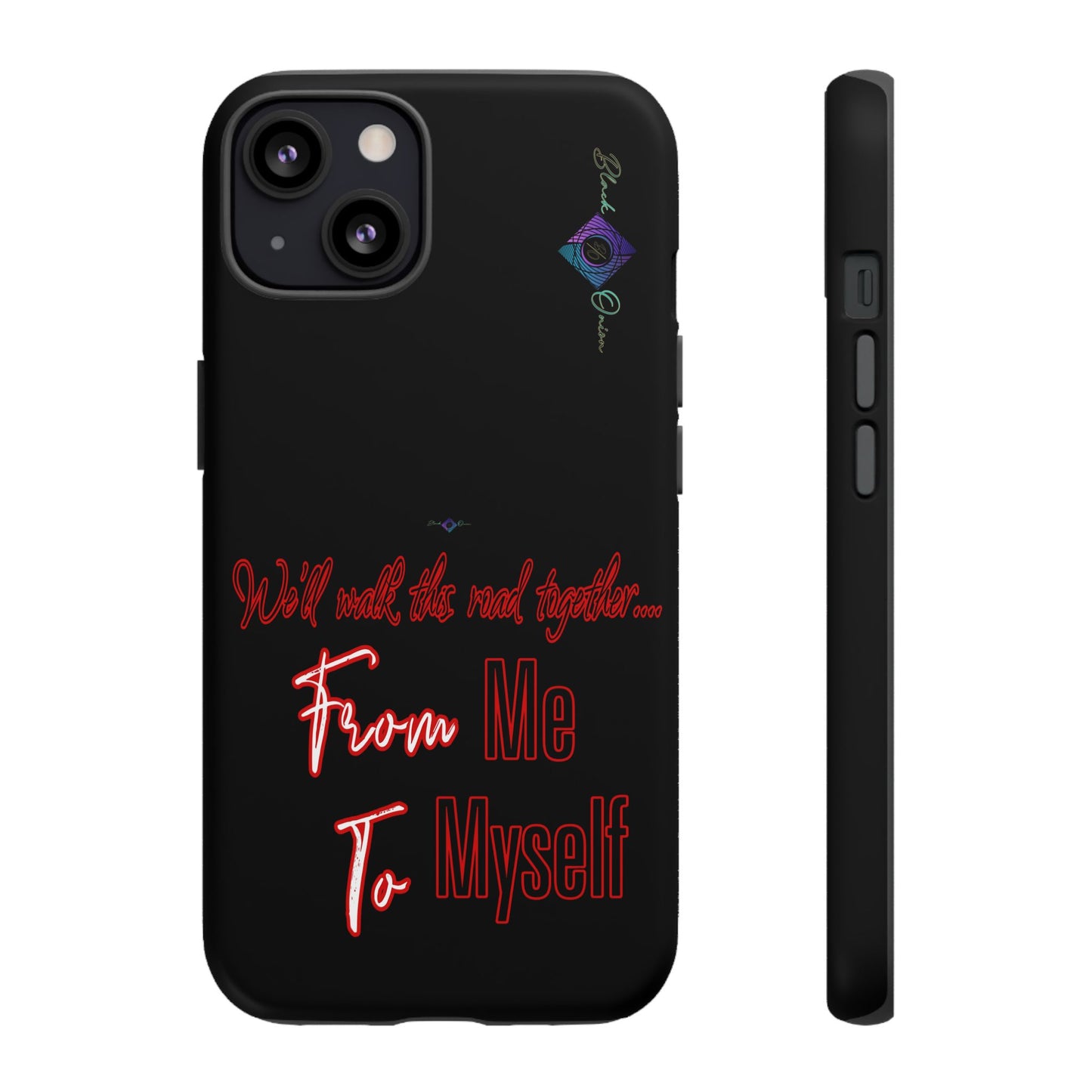 BlackOnion Brand New Phone Case - with Motivational Workout Motif’We’ll walk ‘💪🔥🫵