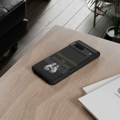 BlackOnion Brand New Phone Case - with Motivational Workout Motif ’Impossible ‘💪🔥🫵