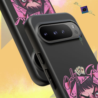 BlackOnion Brand New Phone Case - with Motivational Workout Motif’ Mad Girl💋🌸 ‘🔥🫵