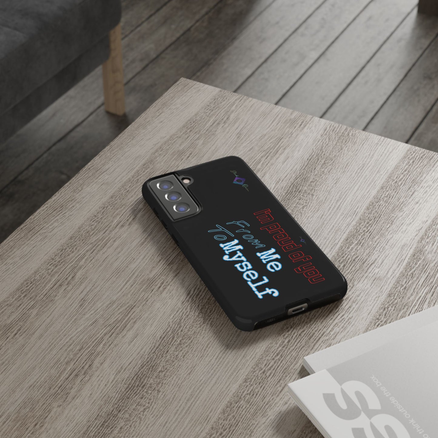 BlackOnion Brand New Phone Case - with Motivational Workout Motif’I’m proud of you ‘💪🔥🫵