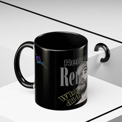 BlackOnion Coffee Mug - 11oz with Workout Motif ‘Remember ’🔥💪🫵
