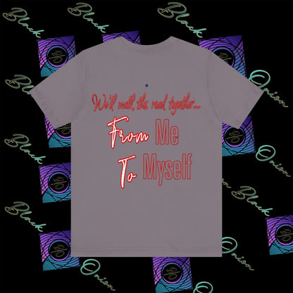 BlackOnion 'From Me ,To Myself' T-Shirt with Workout Motif V3💪🔥