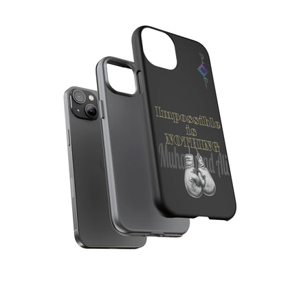 BlackOnion Brand New Phone Case - with Motivational Workout Motif ’Impossible ‘💪🔥🫵