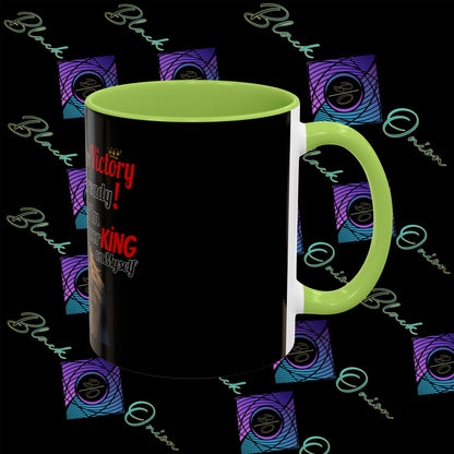 BlackOnion Coffee Mug 2 with Workout Motif ‘Victory V2’🫵🔥💪